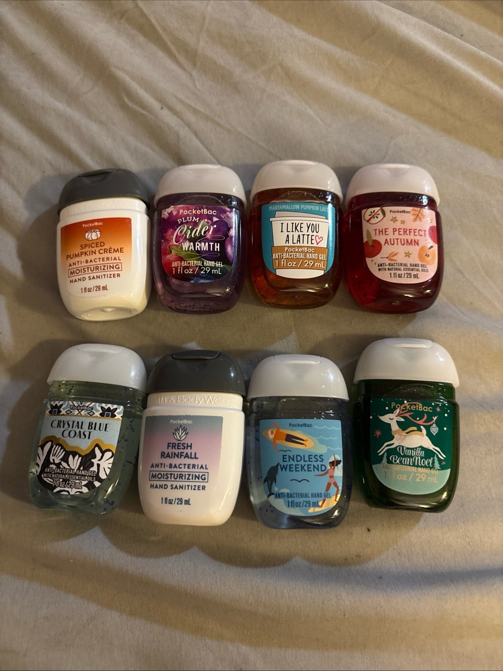 8 Bath Body Works Pocketbac Hand Sanitizer Anti Bacterial Gel Assorted